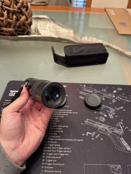 Monóculo novo 10-300x40mm