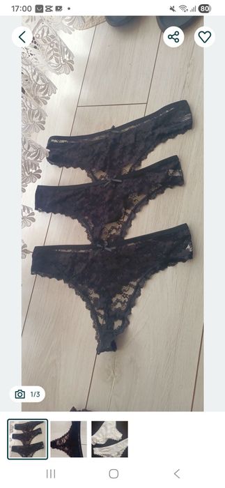 Stringi nowe, majtki
