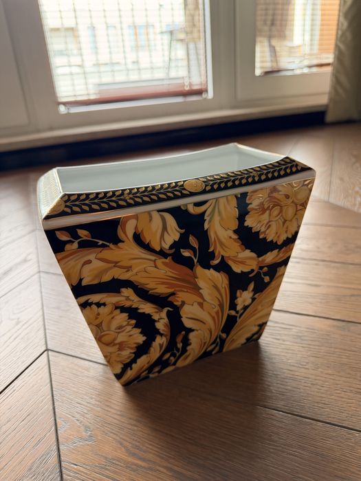 Versace Rosenthal Vanity 18 cm – oryginalny wazon, stan idealny