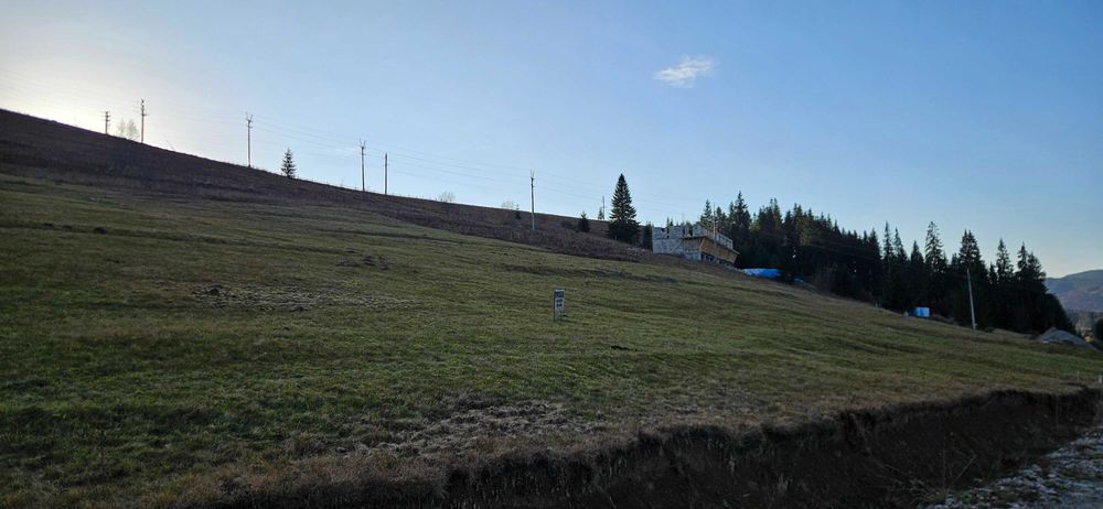 Земельна ділянка в Поляниці, 10 хв до витягів, краєвид на Хом'як