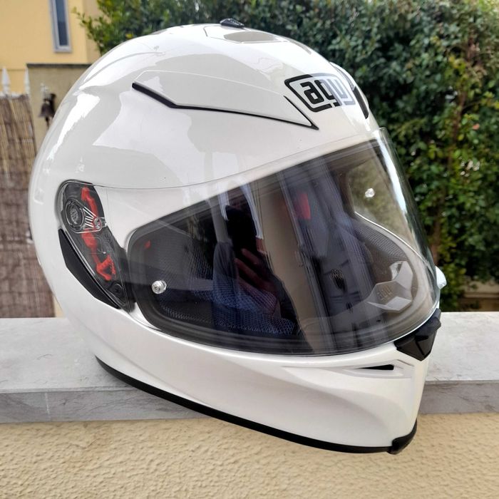 Capacete agv branco