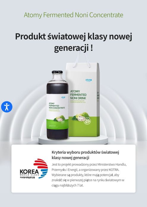 Koncentrat Noni 1 litr butelka
