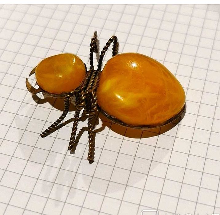 Бусы, серьги, брошь Лунный камень