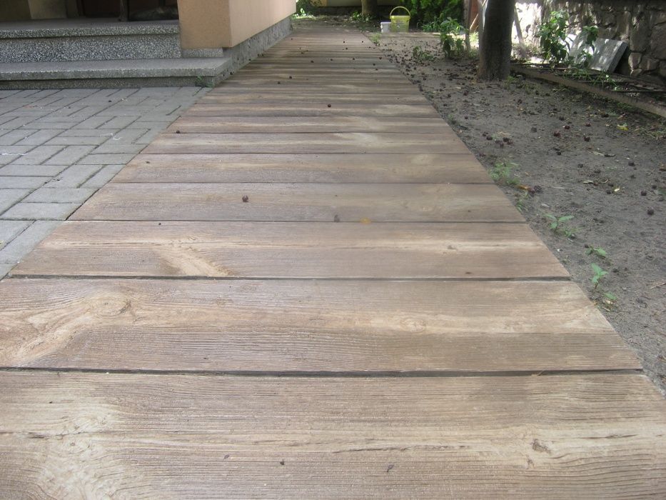 Deski betonowe,pieńki