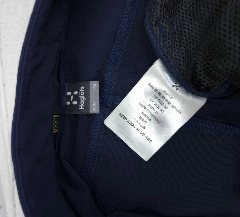 HAGLOFS Lizard Softshell Męskie Spodenki Outdoor Trekkingowe 46 Igła