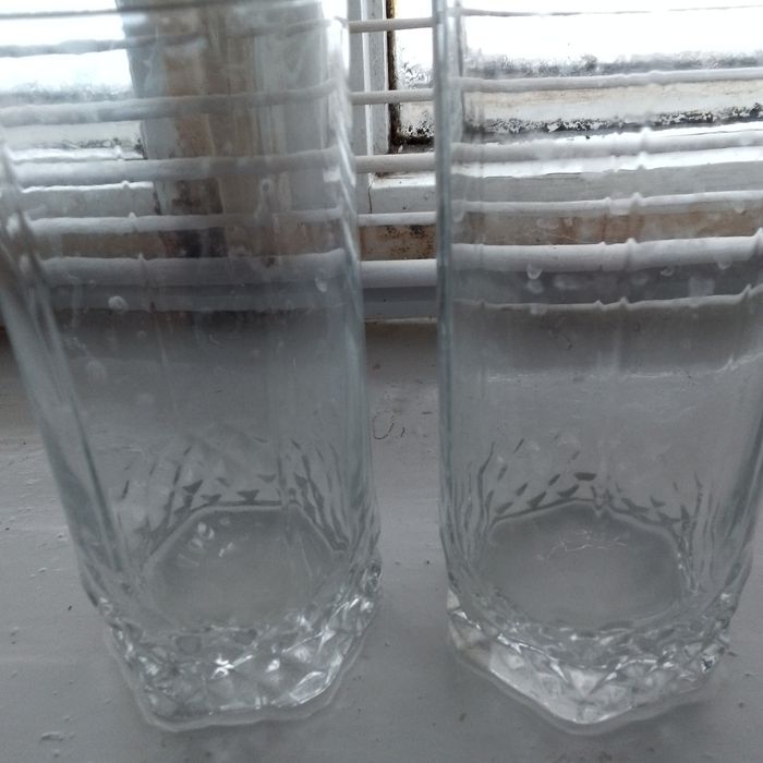 Стаканы столовые, декоративные,10шт.