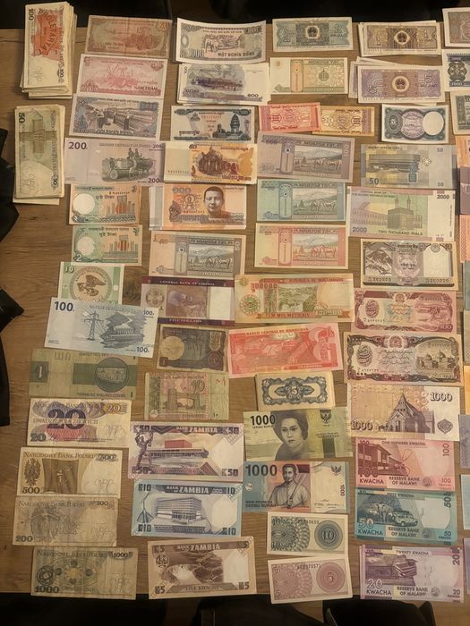 Banknoty świata mix