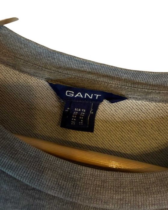 Bluza damska Gant szara z dużym logiem XS