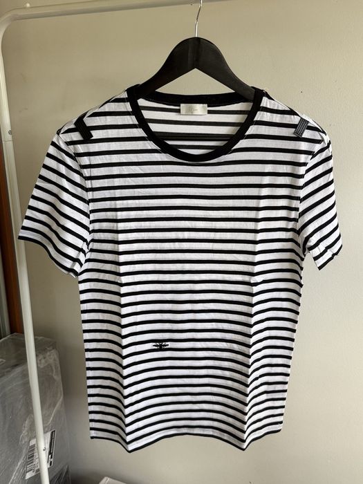 Dior AW04 “Victim of the Crime” Stripes Bee T-Shirt