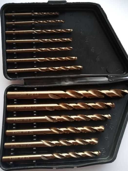 Набор { сверла Р18Со5 по нержавейке и металу } 1mm-6 mm• 20 штук