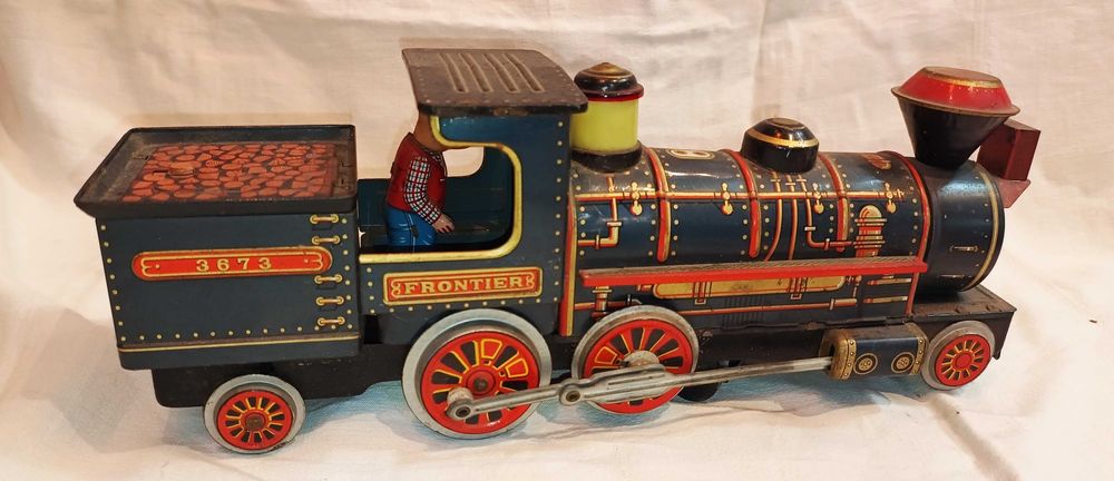 Brinquedos Vintage Chapa Comboio Camião Reboque