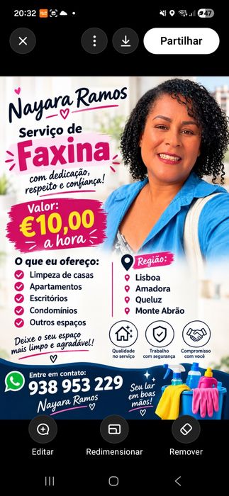 Serviço de faxina