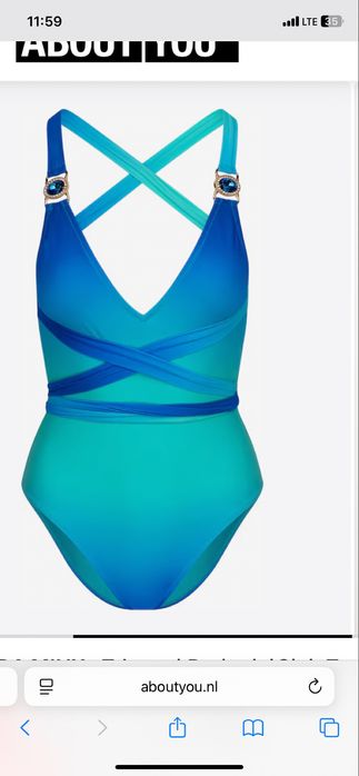 Очень красивый яркий сдельный купальник ModaMinx