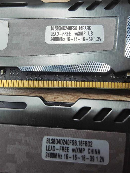 DDR4 16gb 2400MHz   (2x8GB)
