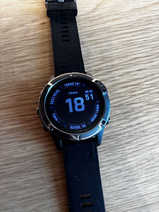 Garmin Fenix 6 Sapphire 47 mm Carbon Gray DLC / Black