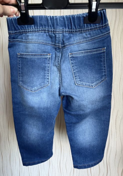 Spodnie dla chłopca na gumie jeansowe Primark 80