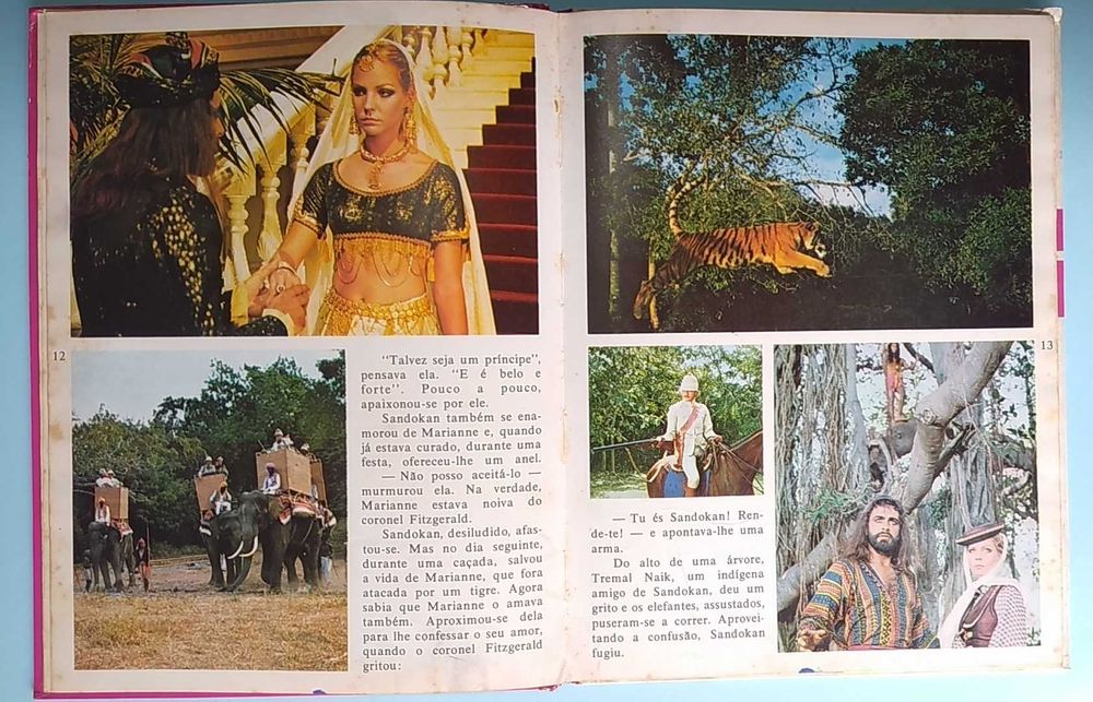 Sandokan : O Tigre da Malásia - Edições RTP , 1976 Fotonovela da série