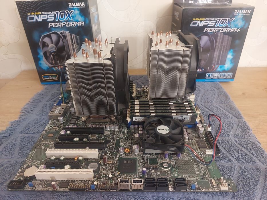 Серверный комплект Supermicro X8DTi-F + 2× Xeon X5675 + 48 GB DDR3 ECC