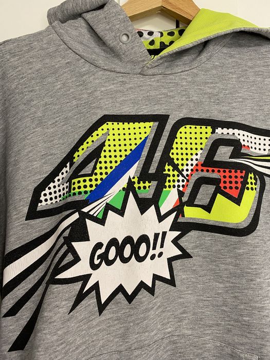 Bluza z Kapturem Vr46 M Valentino Rossi Moto Gp Szara Gooo!!