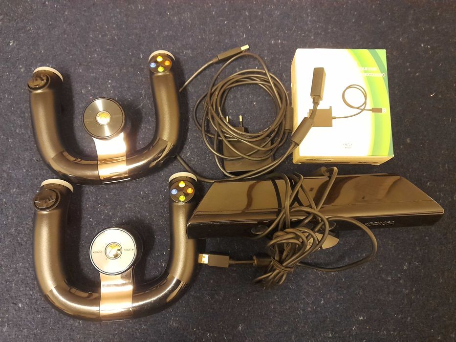 Conjunto de acessórios XBOX360 mais consola desbloqueada para peças