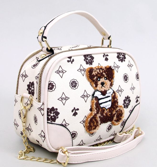 Torebka listonoszka kuferek miś teddy