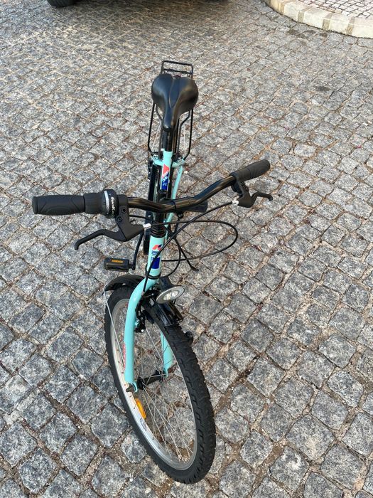 Bicicleta Semi-Nova KREATIV Junior 24''•3 Mudanças •Luzes & Refletores