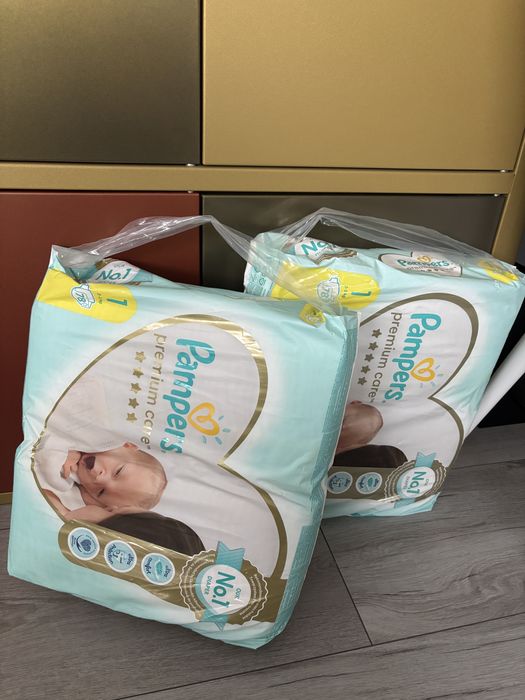 Nowe pampers premium care 1 nieotwarte 2 paczki