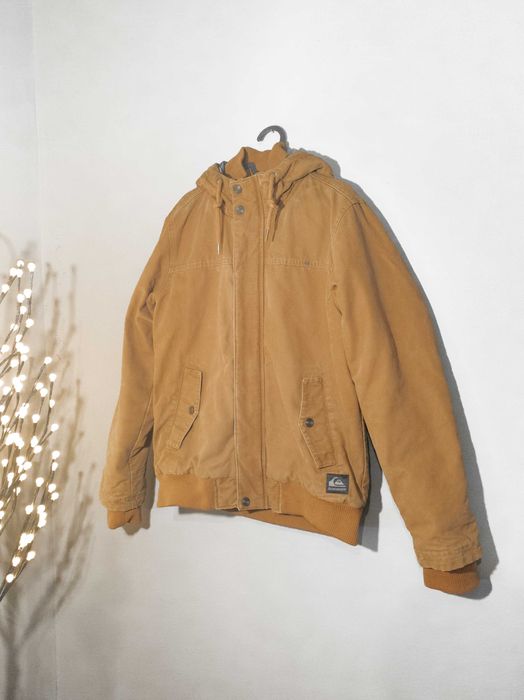 Kurtka Quiksilver Brooks - Brązowa - rozmiar S