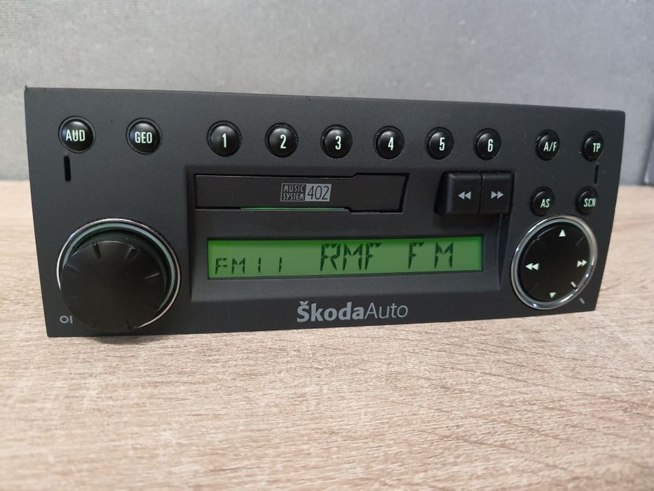 Radio samochodowe Skoda MS 402 / Fabia MK1 Zadbane. + kod Kaseta