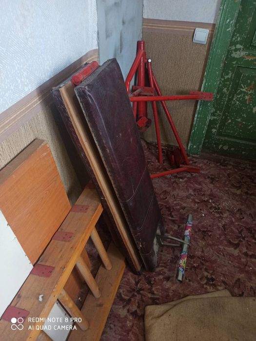 Шведская стенка турник брусья скамья для преса уголок спортивный