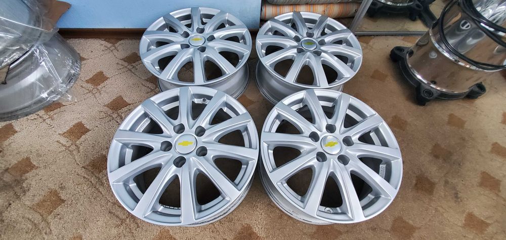 Диски 5 105 R15 Chevrolet Aveo, Cruze, Sonic, 6J, ET 37, ЦО 56,6