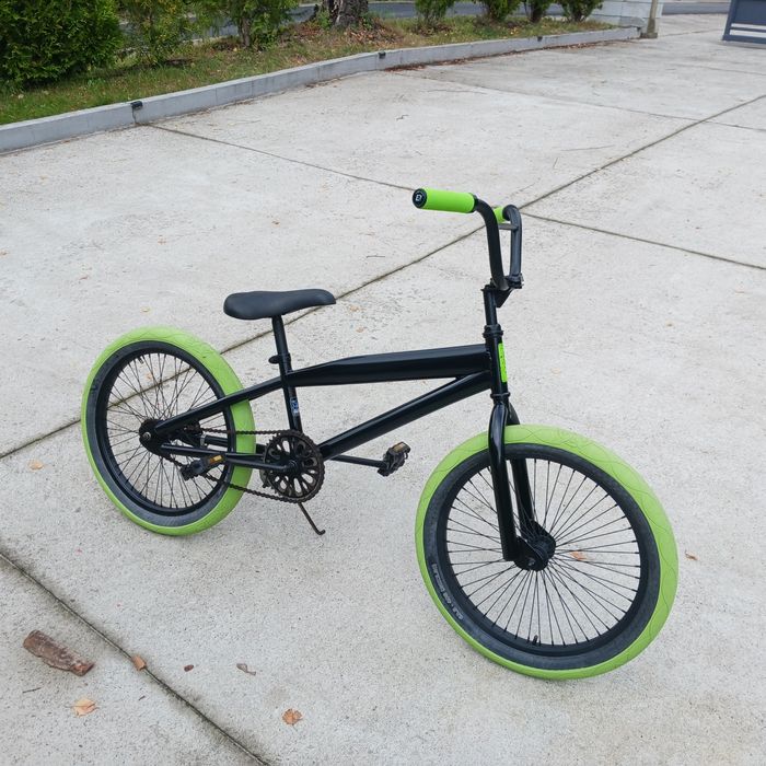 Rower bmx AK Cult fluo green