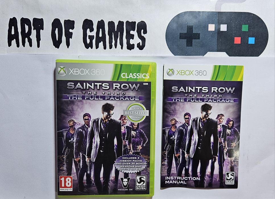 Saints Row The Third Full Package Xbox 360