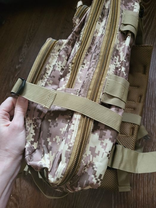 Туристичний військовий рюкзак тактичний піксель новий