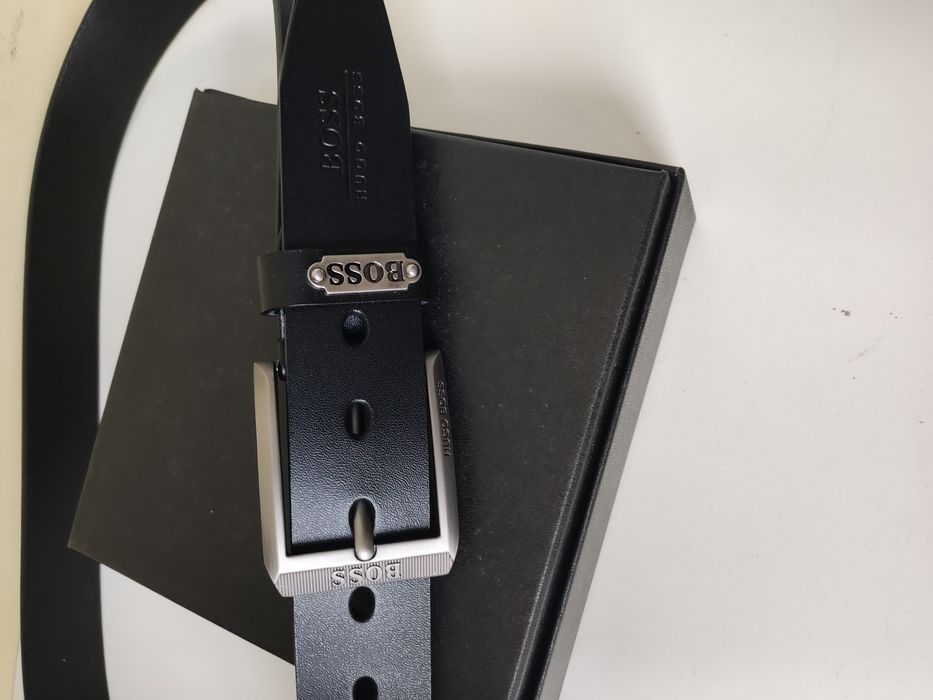 Pasek męski Hugo boss nowy, skóra naturalna