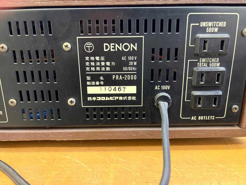 DENON PRA-2000 japan 100v