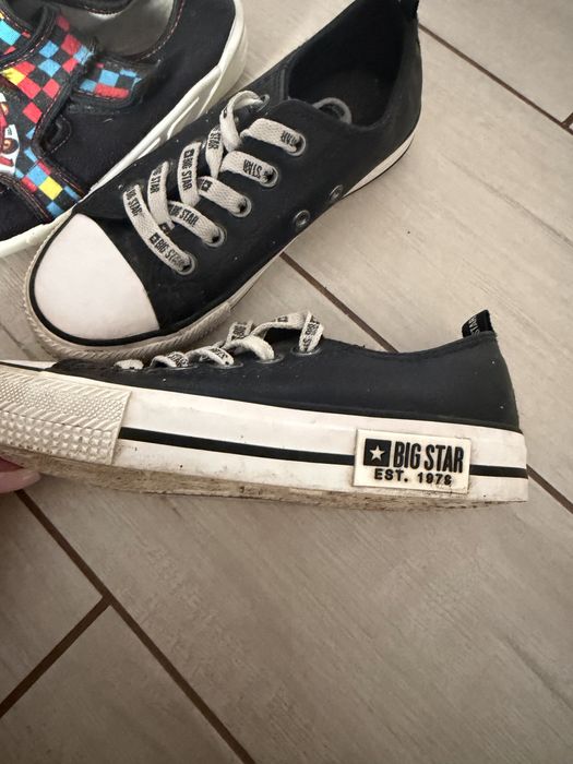 Tranpki chłopięce i kapcie, rozmiar 32. Big star