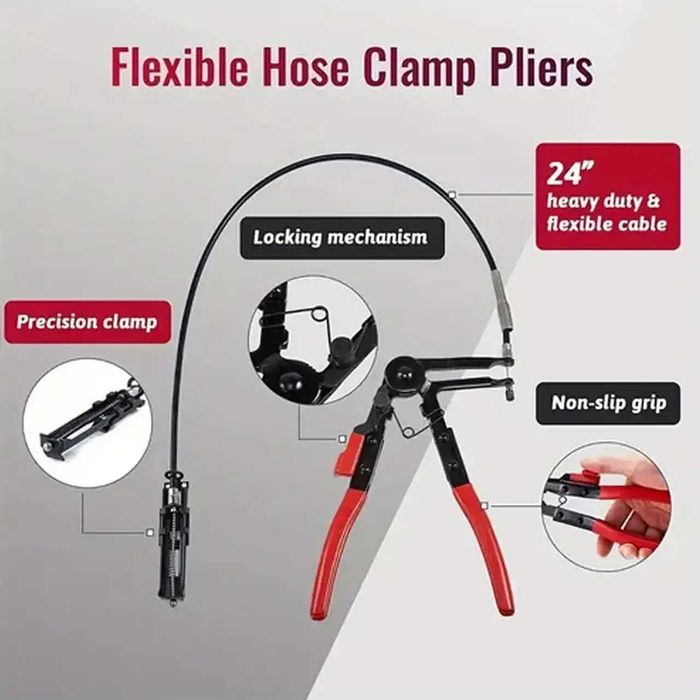 D36-KIT 7 alicates tubos combustível e água, prensa mangueiras