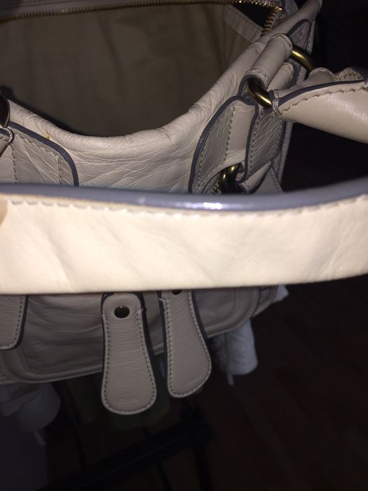 Chloe сумка оригінал кожа бежева