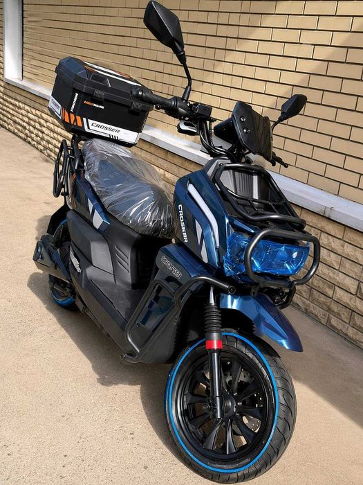 Електроскутер Crosser CR 21 2500W 40AH 77V LifePo4 Синій 2026. ОСТАННІЙ ЗАВОЗ