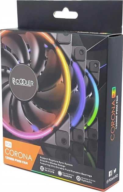 Вентилятор PcCooler Corona 120 мм RGB