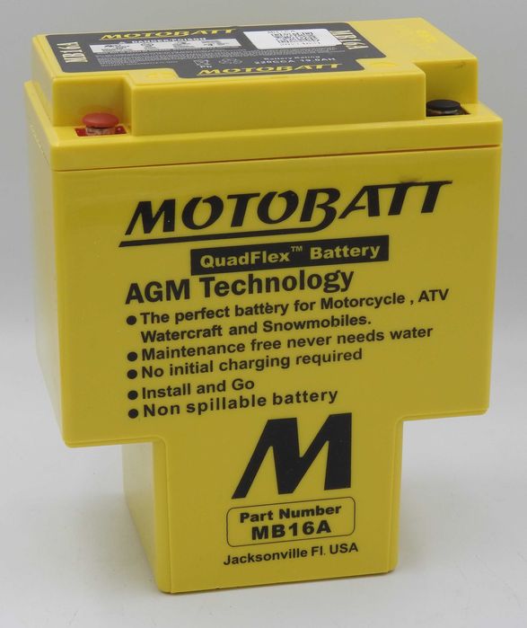 Akumulator motocyklowy MOTOBATT 12V 19Ah 220A MB16A HYB16A-A