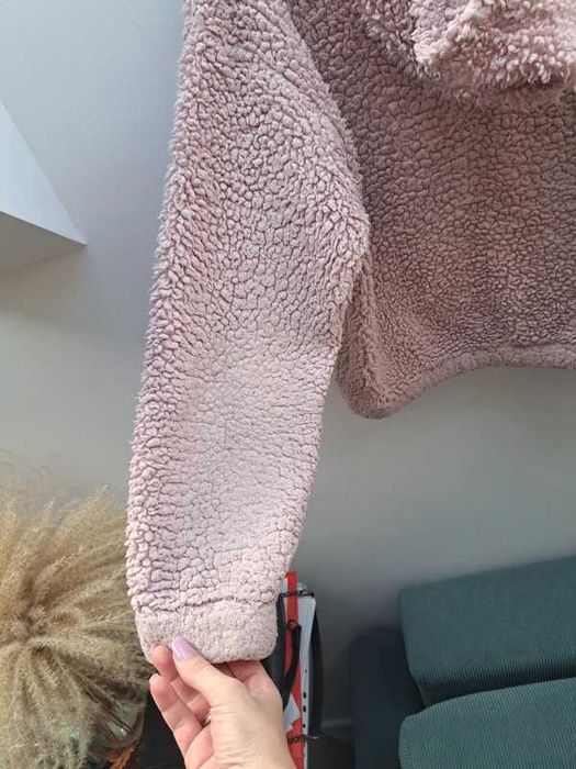 Ciepła bluza teddy z kapturem Destination | rozmiar S