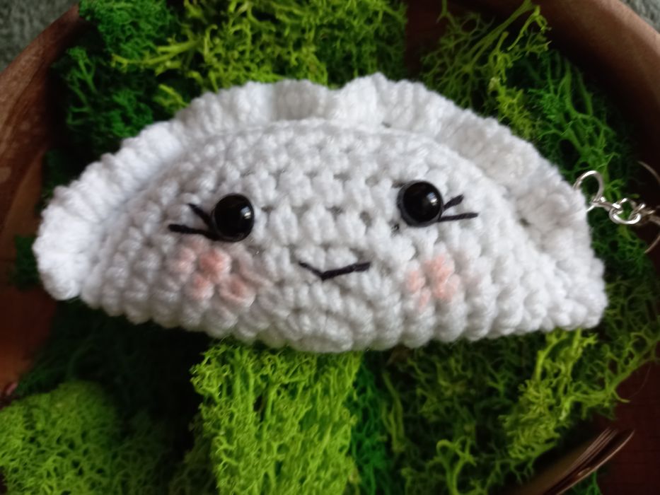 Breloczek pierożek rękodzieło handmade