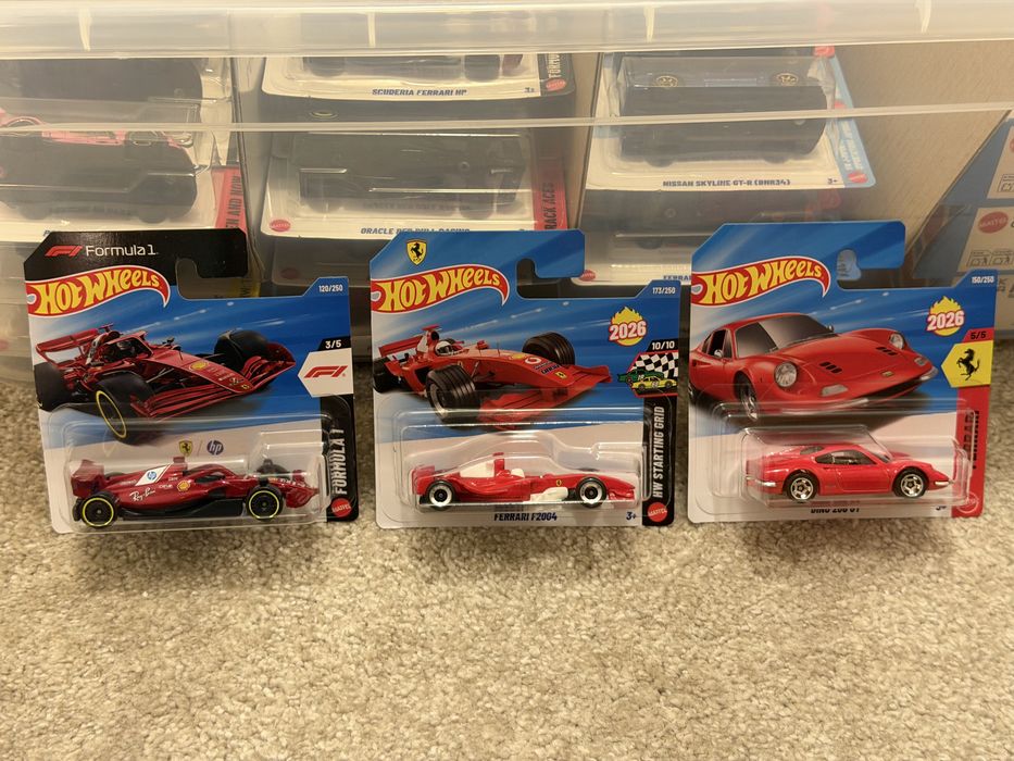 Conjunto Ferrari Hot Wheels
