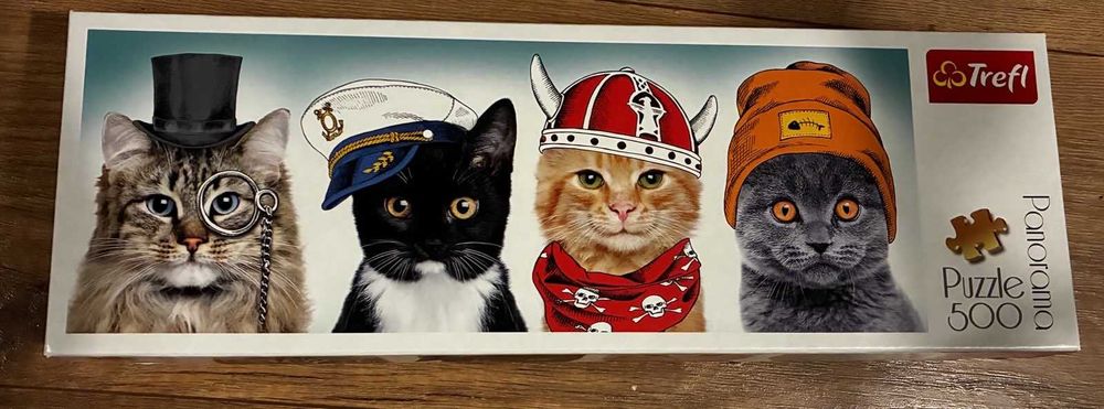 Tref puzzle panoramiczne 500 Koty Wilkszyn • OLX.pl