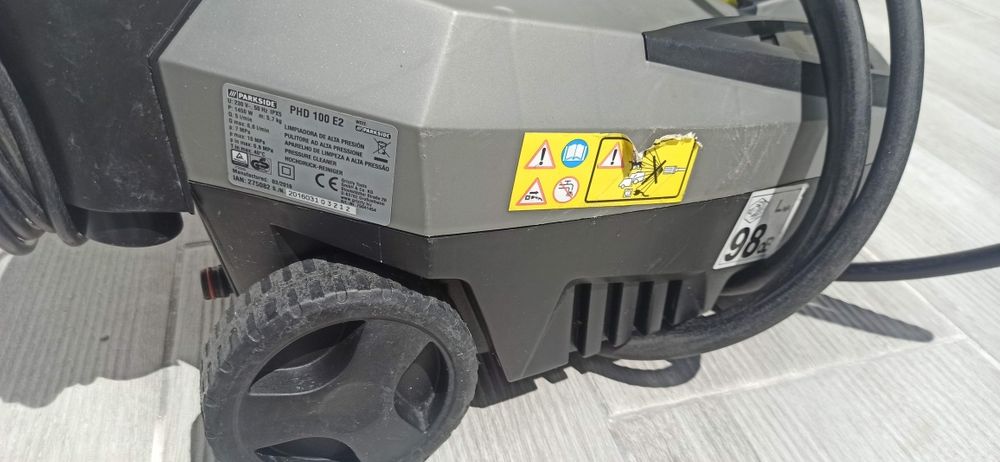 Máquina de alta pressão Parkside PHD 100 E2 Potência 1450W