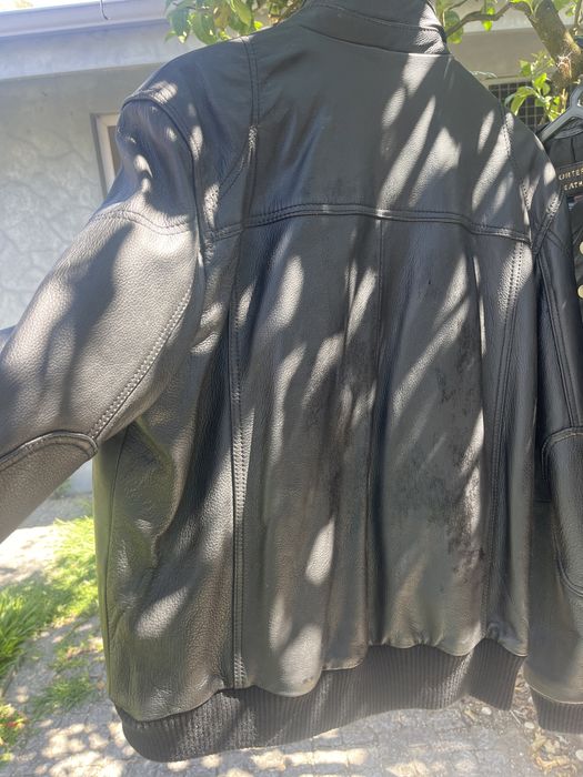 Blusao em pele de homem