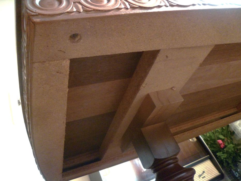 Mesa sala de estar retangular em madeira VINTAGE anos 60-70 Alemanha