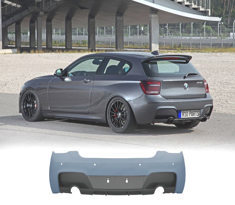 PÁRA-CHOQUES TRASEIRO BMW F20 F21 11-15 LOOK M PERFORMANCE PDC